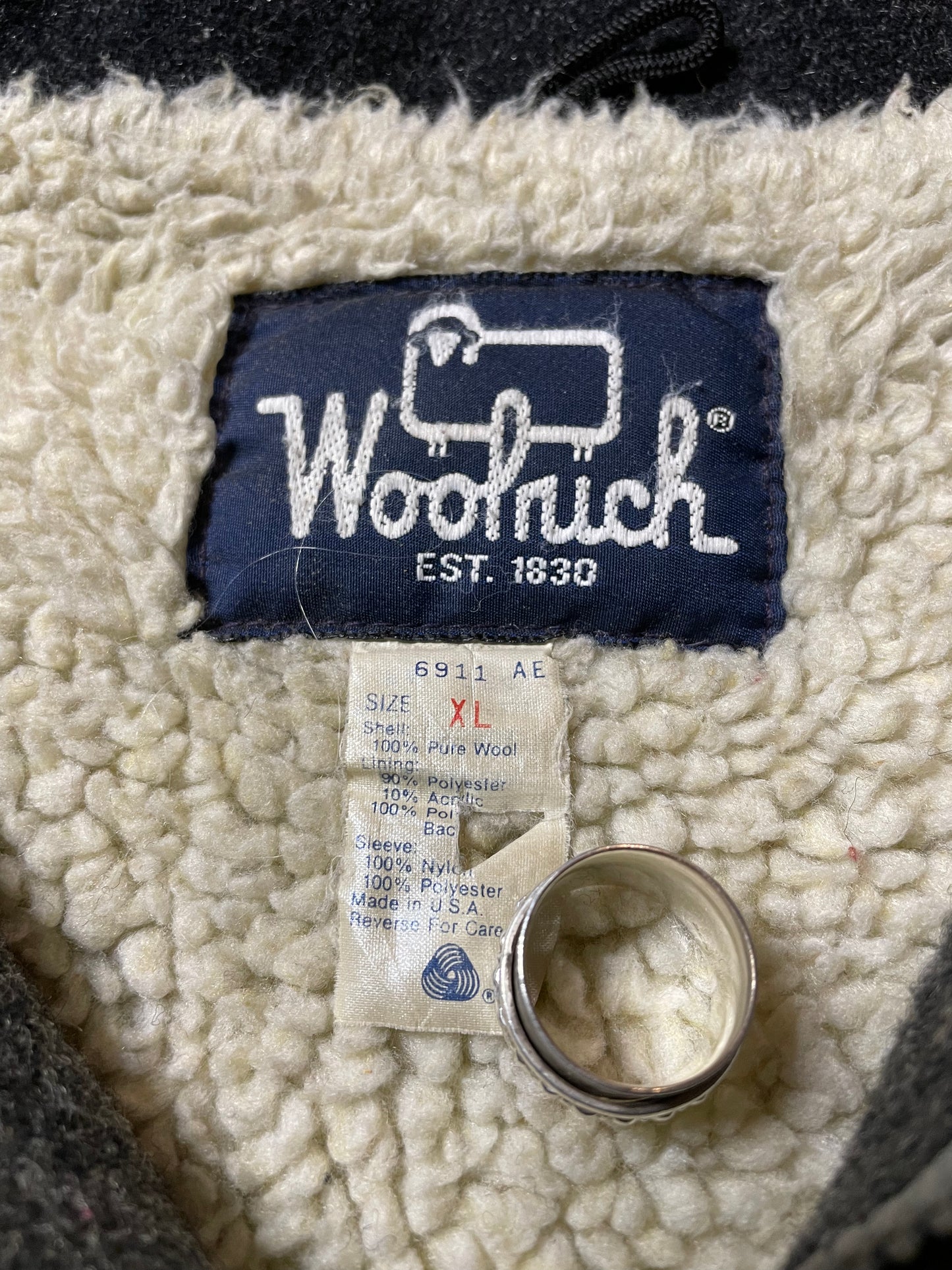 1960s Sherpa Lined Woolrich Jacket