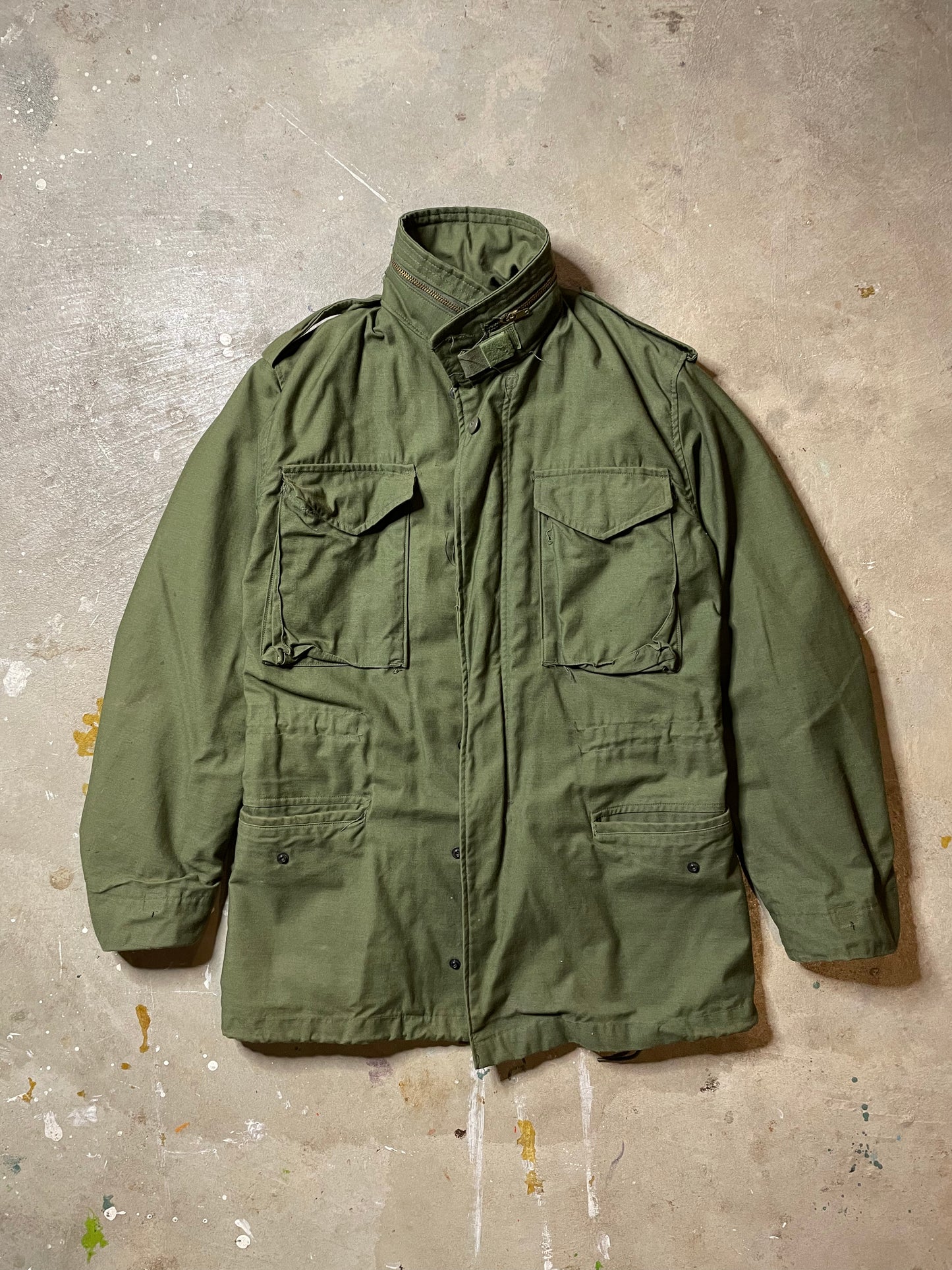 Vintage Lined Army Jacket