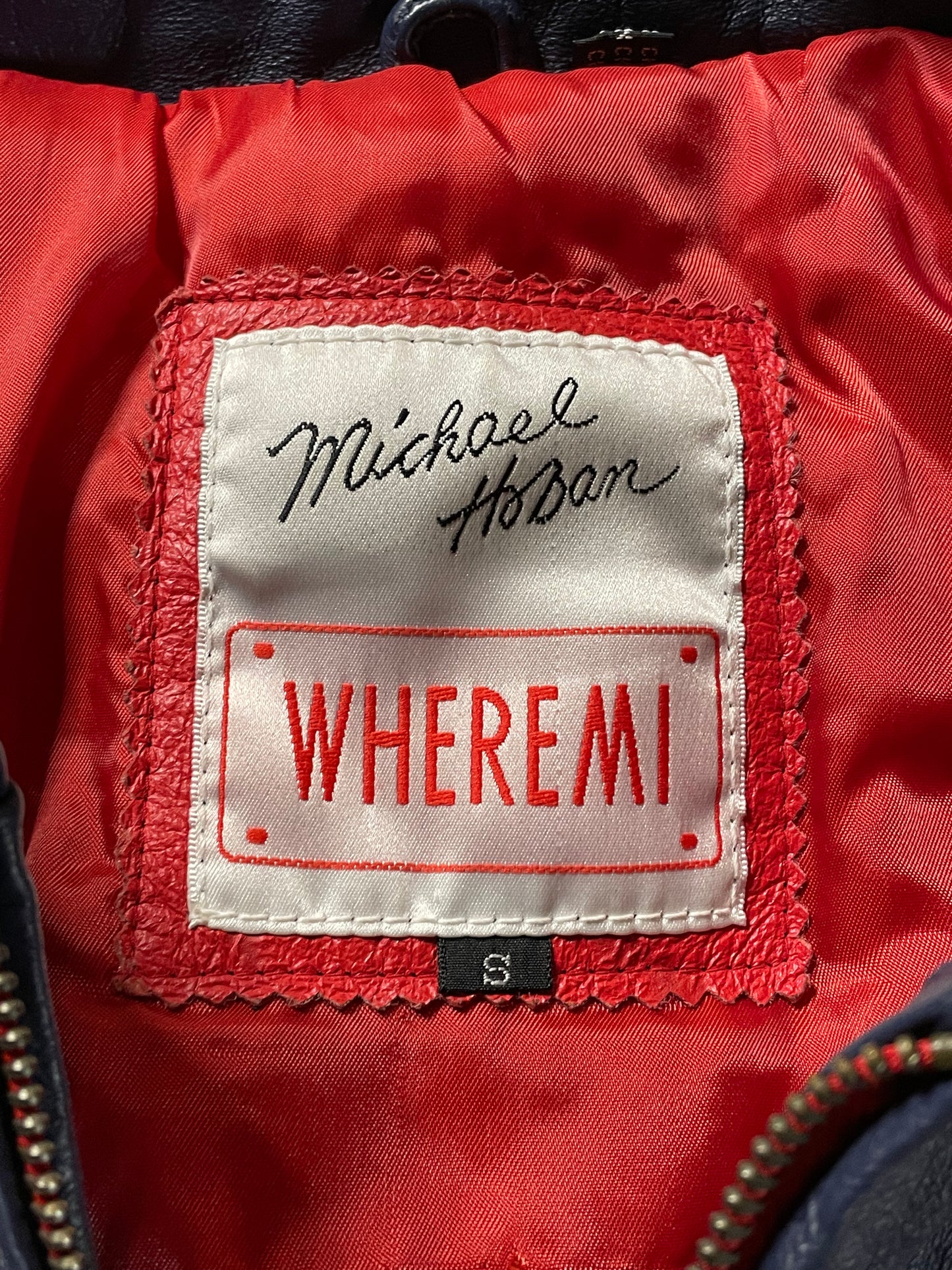 Vintage Michael Hoban USA Leather Jacket