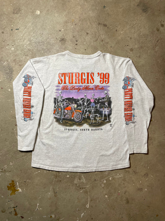 1999 Sturgis South Dakota L/S Henley Shirt