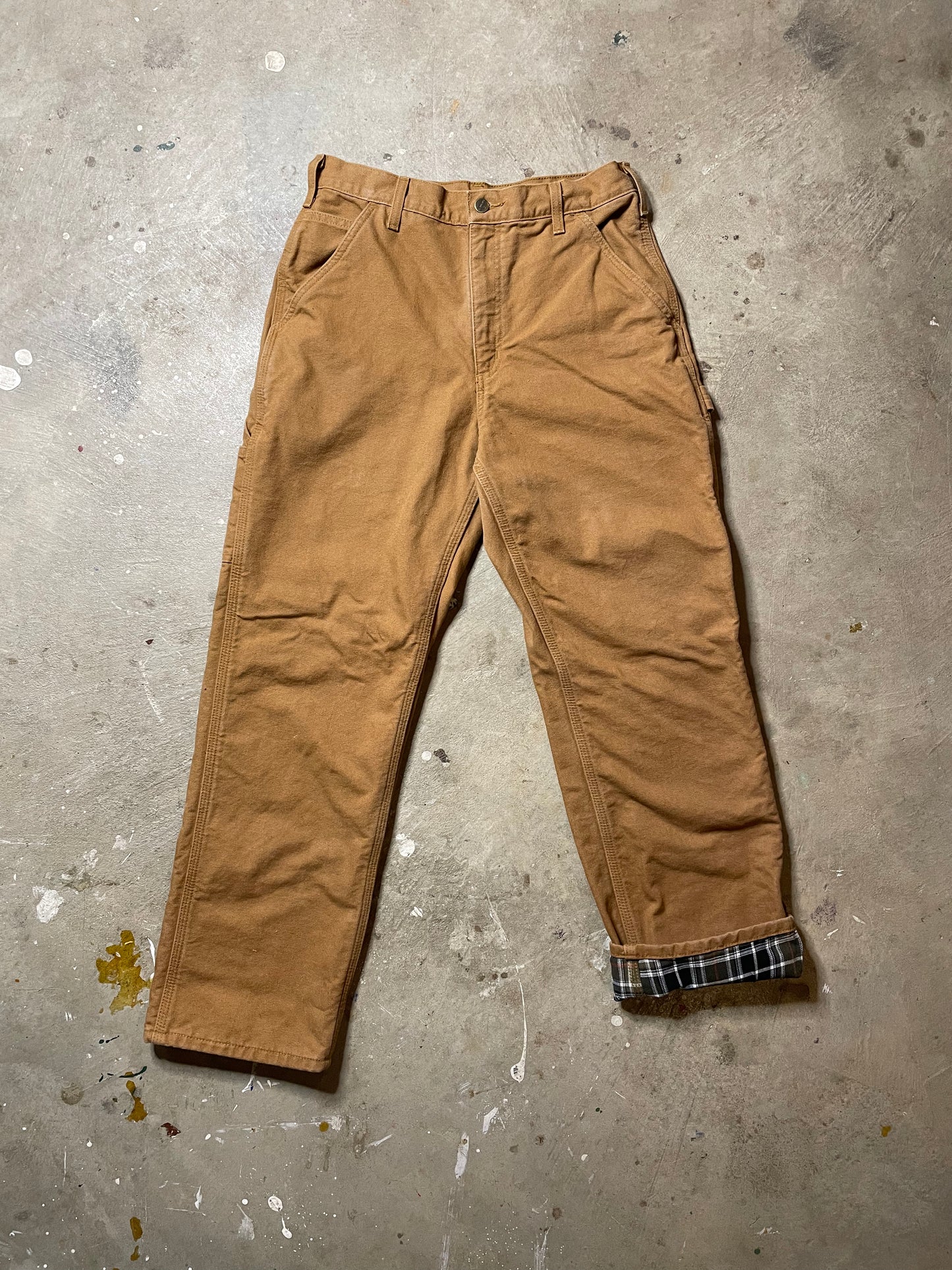 Carhartt Flannel Lined Washed Duck Pant